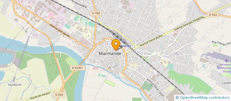localisation de l'entreprise GROUPEMENT DE COOPERATION SANITAIRE (LBM) 3 à MARMANDE