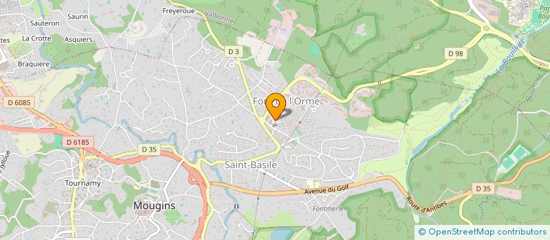 localisation de l'entreprise GROUPEMENT DE COOPERATION SANITAIRE MOUGINS TEP  MOUGINS