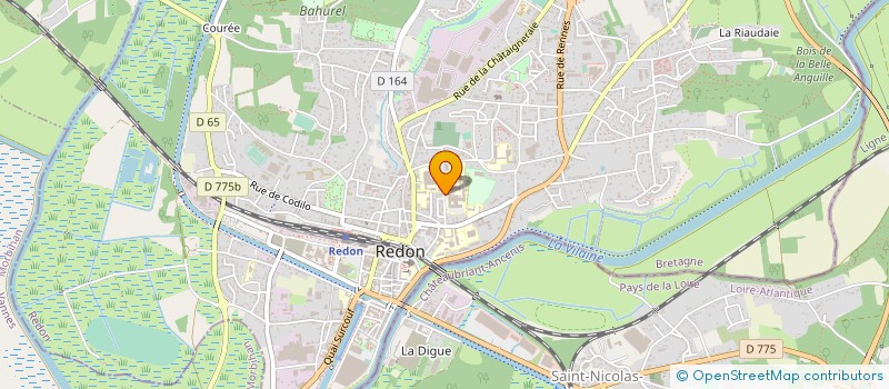 localisation de l'entreprise GROUPEMENT DE COOPERATION SANITAIRE OPHTALMOLOGIE EN PAYS DE REDON ET VILAINE  REDON