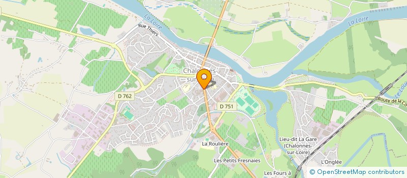 localisation de l'entreprise GROUPEMENT DE COOPERATION SANITAIRE PHARMACIE LIGERIENNE à CHALONNES-SUR-LOIRE
