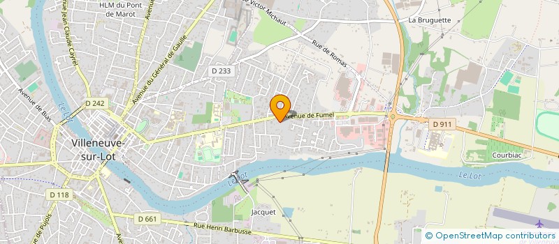 localisation de l'entreprise GROUPEMENT DE COOPERATION SANITAIRE POLE DE SANTE DU VILLENEUVOIS - IMMOBILIER à VILLENEUVE-SUR-LOT