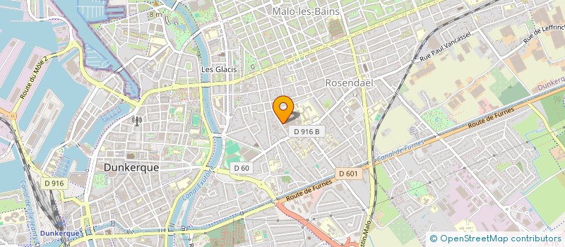 localisation de l'entreprise GROUPEMENT DE COOPERATION SANITAIRE POUR L'ACTIVITE DE STERILISATION INTER-HOSPITALIERE COTE D'OPALE à DUNKERQUE