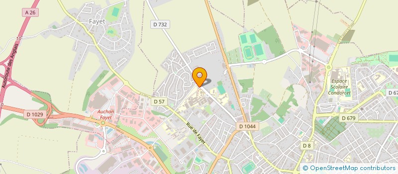 localisation de l'entreprise GROUPEMENT DE COOPERATION SANITAIRE STERHOSPIC (STERILISATION HOSPITALIERE DE HAUTE PICARDIE) à SAINT-QUENTIN