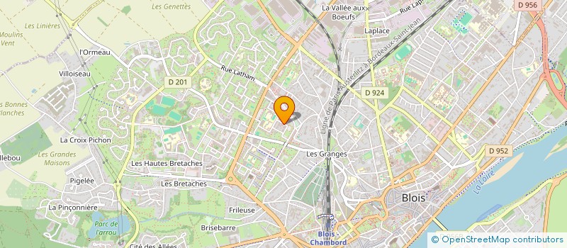 localisation de l'entreprise GROUPEMENT DE COOPERATION SANTE ESCALE LOIR ET CHER à BLOIS