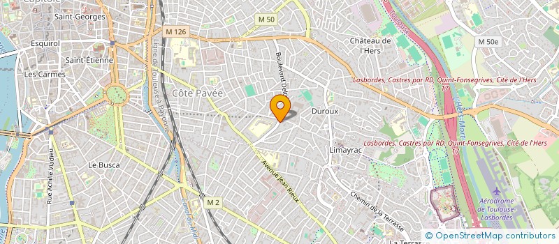 localisation de l'entreprise GROUPEMENT DE COOPERATION SOCIAL ET MEDICO-SOCIAL GARONNE à TOULOUSE