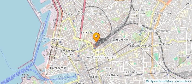 localisation de l'entreprise GROUPEMENT DE COOPERATION SOCIALE à MARSEILLE