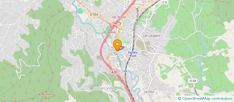 localisation de l'entreprise GROUPEMENT DE COOPERATION SOCIALE ET MEDICO-SOCIALE DES HUIT PAYS VAROIS à SOLLIES-PONT