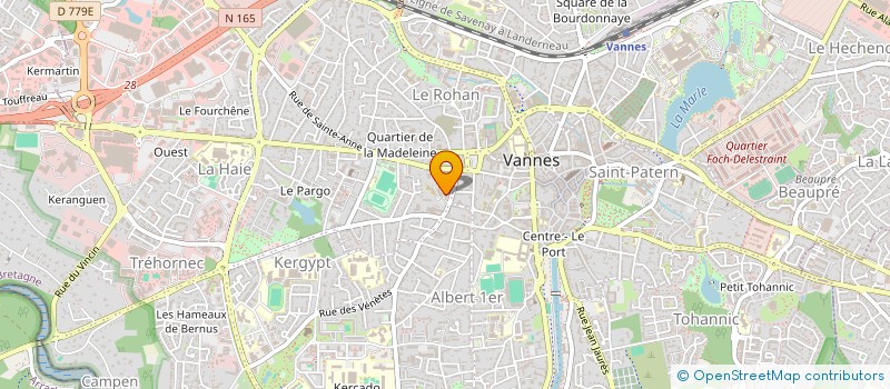 localisation de l'entreprise GROUPEMENT DE COOPERATION SOCIALE ET MEDICO-SOCIALE DU MORBIHAN à VANNES