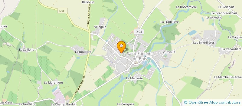 localisation de l'entreprise GROUPEMENT DE COOPERATION SOCIALE ET MEDICO SOCIALE DU PAYS DE LA PALLUAU à SAINT-ETIENNE-DU-BOIS
