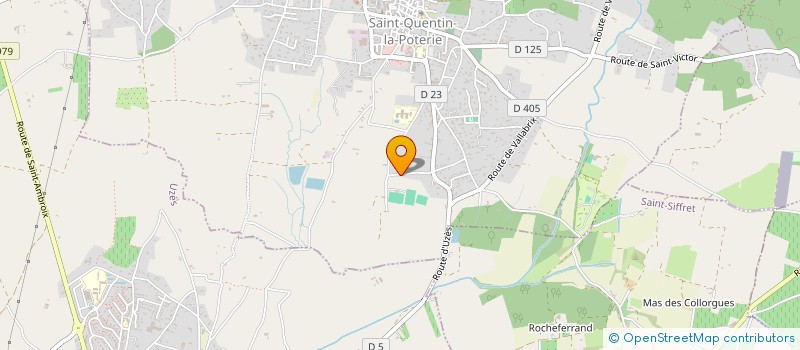 localisation de l'entreprise GROUPEMENT DE COOPERATION SOCIALE ET MEDICO-SOCIALE (GCSMS)   DUI SI 30  SANILHAC-SAGRIES