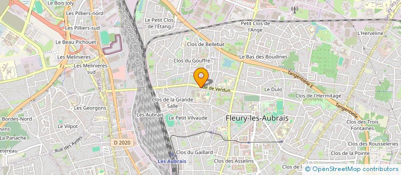 localisation de l'entreprise GROUPEMENT DE COOPERATION SOCIALE ET MEDICO-SOCIALE HANDI'RESSOURCE45 à FLEURY-LES-AUBRAIS