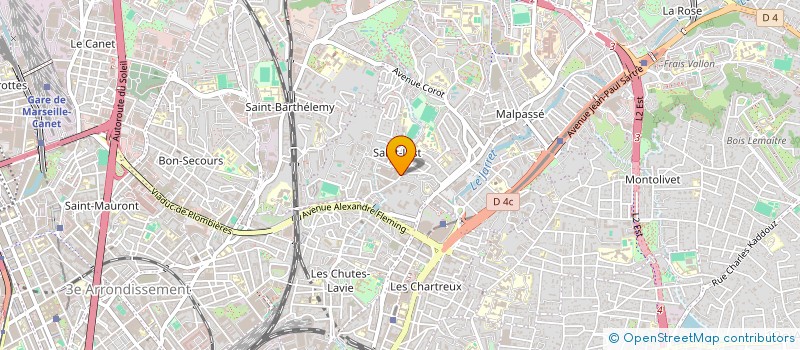 localisation de l'entreprise GROUPEMENT DE COOPERATION SOCIALE ET MEDICO SOCIALE INTER SMJPM 13 à MARSEILLE