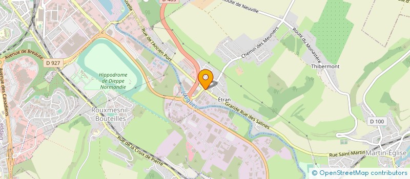 localisation de l'entreprise GROUPEMENT DE COOPERATION SOCIALE ET MEDICO  SOCIALE LA PENDILLE 76  MARTIN-EGLISE