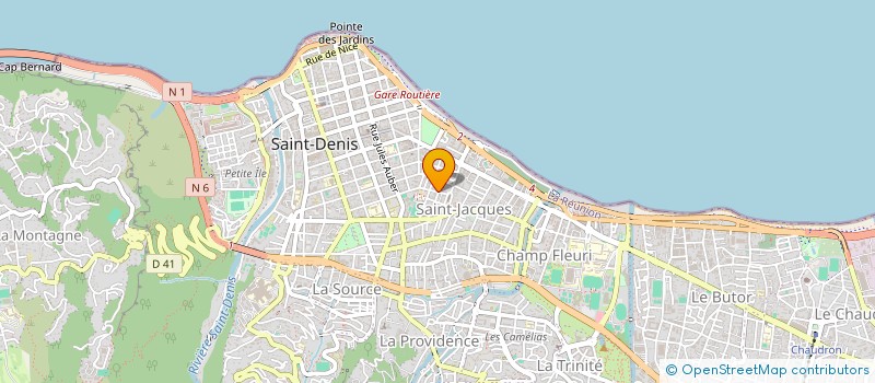 localisation de l'entreprise GROUPEMENT DE COOPERATION SOCIALE ET MEDICO-SOCIALE LAMP OCEAN INDIEN  SAINT-DENIS