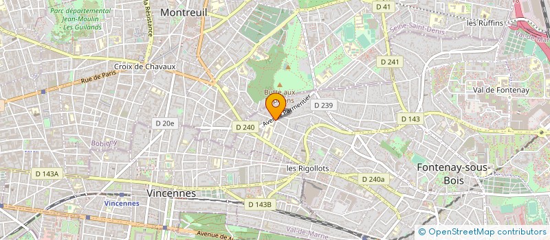 localisation de l'entreprise GROUPEMENT DE COOPERATION SOCIALE ET MEDICO SOCIALE LES EHPAD PUBLICS DU VAL DE MARNE à FONTENAY-SOUS-BOIS