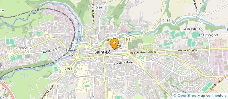 localisation de l'entreprise GROUPEMENT DE COOPERATION SOCIALE ET MEDICO SOCIALE MAISON DES ADOLESCENTS DE LA MANCHE à SAINT-LO