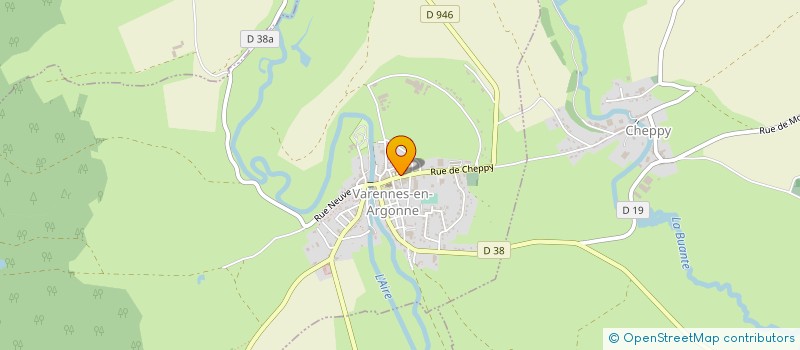 localisation de l'entreprise GROUPEMENT DE COOPERATION SOCIALE ET MEDICO-SOCIALE MEUSE à CLERMONT-EN-ARGONNE