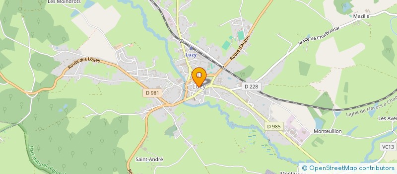 localisation de l'entreprise GROUPEMENT DE COOPERATION SOCIALE ET MEDICO-SOCIALE MORVAN-VAL DE LOIRE DIT LA VIGNE à MILLAY