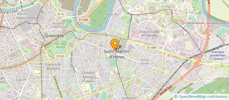 localisation de l'entreprise GROUPEMENT DE COOPERATION SOCIALE ET MEDICO-SOCIALE REPSY  SAINT-MARTIN-D'HERES