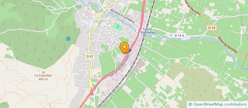 localisation de l'entreprise GROUPEMENT DE COOPERATION SOCIALE ET MEDICO-SOCIALE SANTE MENTALE ET HANDICAP DU VAR PASSERELLES 83 à PIERREFEU-DU-VAR