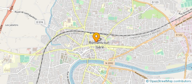 localisation de l'entreprise GROUPEMENT DE COOPERATION SOCIALE ET MEDICO SOCIALE SARPEJ  VALENCE