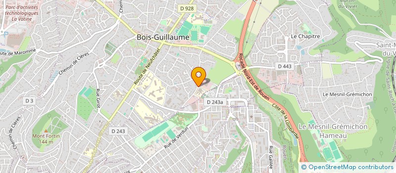 localisation de l'entreprise GROUPEMENT DE COOPERATION SOCIALE ET MEDICO SOCIALE SEINE CAUX ALLIANCE à BOIS-GUILLAUME