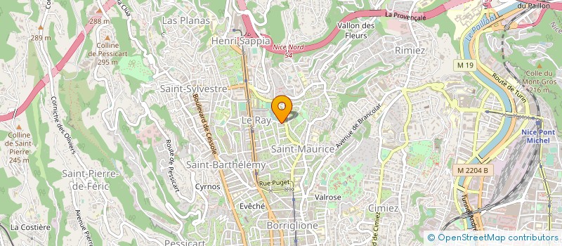 localisation de l'entreprise GROUPEMENT DE COOPERATION SOCIALE ET MEDICO SOCIALE UN CHEZ SOI D'ABORD-NICE à NICE