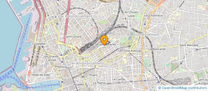 localisation de l'entreprise GROUPEMENT DE COOPERATION SOCIALE GALILE à MARSEILLE