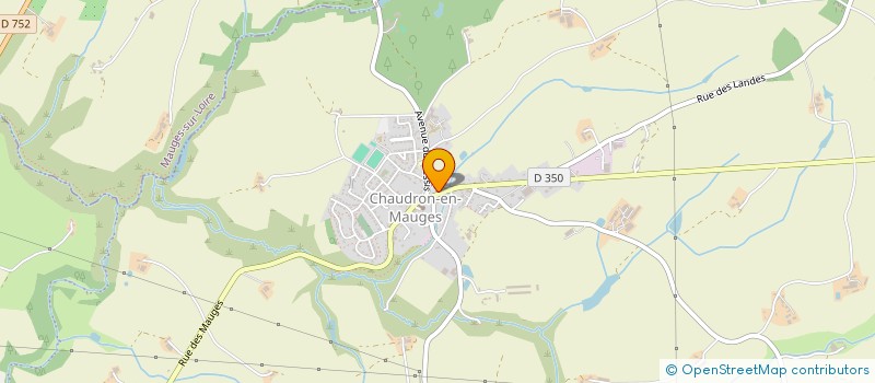 localisation de l'entreprise GROUPEMENT DE DEFENSE CONTRE LES ORGANISMES NUISIBLES DE CHAUDRON EN MAUGES à MONTREVAULT-SUR-EVRE