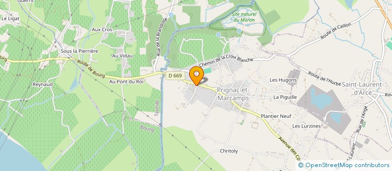 localisation de l'entreprise GROUPEMENT DE DEFENSE CONTRE LES ORGANISMES NUISIBLES DU BOURGEAIS à BOURG