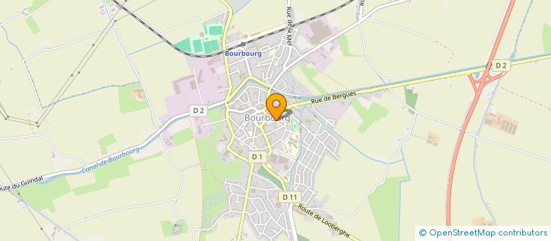 localisation de l'entreprise GROUPEMENT DE DEFENSE CONTRE LES ORGANISMES NUISIBLES FLANDRE MARITIME à BOURBOURG