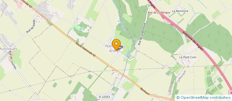 localisation de l'entreprise GROUPEMENT DE DEFENSE CONTRE LES ORGANISMES NUISIBLES ( GDON) DU CALAISIS.  NIELLES-LES-ARDRES