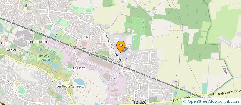 localisation de l'entreprise GROUPEMENT DE DEFENSE SANITAIRE  TRELAZE