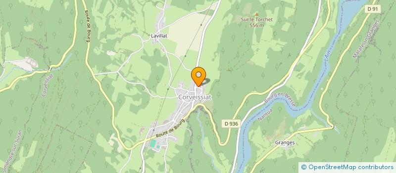 localisation de l'entreprise GROUPEMENT DE DEFENSE SANITAIRE à CEYZERIAT