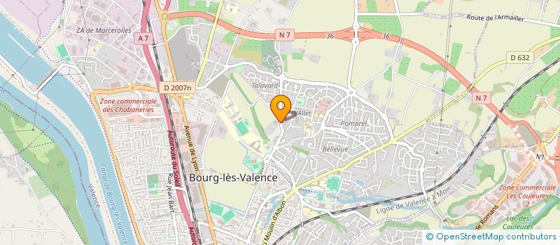 localisation de l'entreprise GROUPEMENT DE DEFENSE SANITAIRE à BOURG-LES-VALENCE