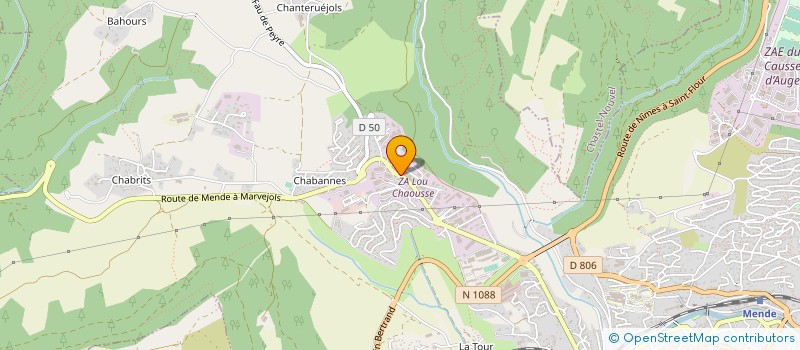 localisation de l'entreprise GROUPEMENT DE DEFENSE SANITAIRE  MENDE