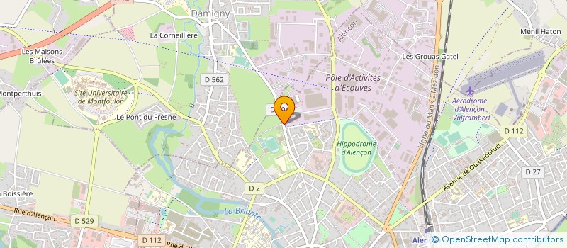 localisation de l'entreprise GROUPEMENT DE DEFENSE SANITAIRE DE L'ORNE à ALENCON