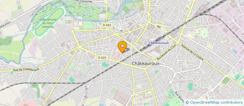 localisation de l'entreprise GROUPEMENT DE DEFENSE SANITAIRE DES ABEILLES DU DEPARTEMENT DE L'INDRE à CHATEAUROUX