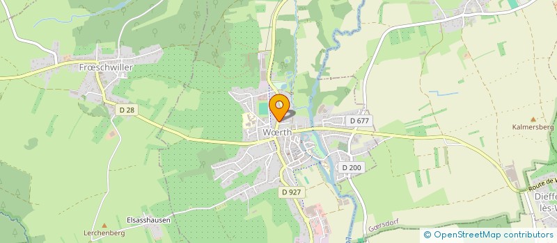 localisation de l'entreprise GROUPEMENT DE GESTION CYNEGETIQUE DE NIEDERBRONN LES BAINS  WRTH