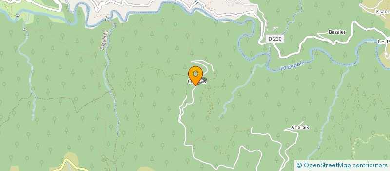 localisation de l'entreprise GROUPEMENT DE L'ARDECHE MERIDONIALE  SAINT-ANDRE-LACHAMP