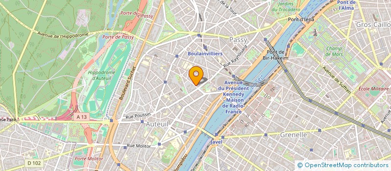 localisation de l'entreprise GROUPEMENT DE L'INGENIERIE ACOUSTIQUE  PARIS