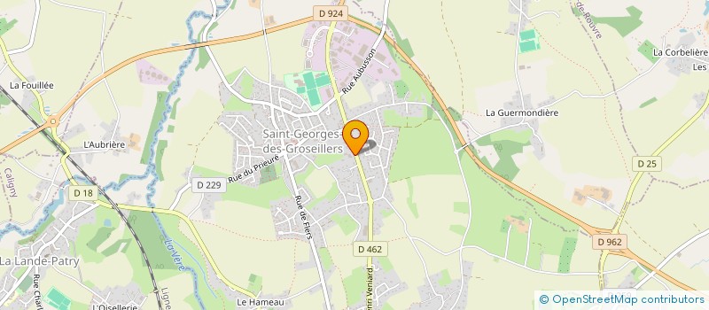 localisation de l'entreprise GROUPEMENT DE LA POTERIE à SAINT-GEORGES-DES-GROSEILLERS