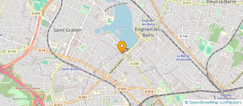 localisation de l'entreprise GROUPEMENT DE LOGEMENTS MODERNES 2  ENGHIEN-LES-BAINS