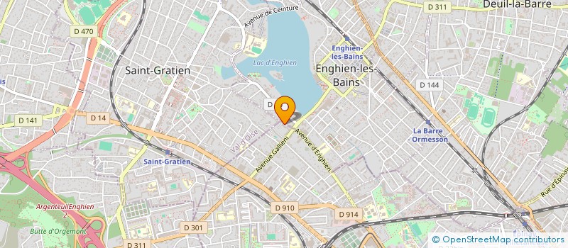 localisation de l'entreprise GROUPEMENT DE LOGEMENTS MODERNES à ENGHIEN-LES-BAINS
