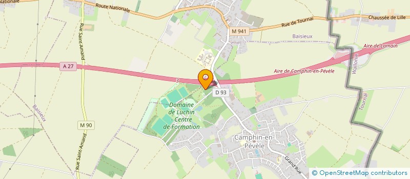 localisation de l'entreprise GROUPEMENT DE LUCHIN à CAMPHIN-EN-PEVELE