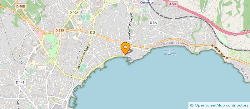 localisation de l'entreprise GROUPEMENT DE PECHE ET ETUDE SOUS MARINE à LA CIOTAT