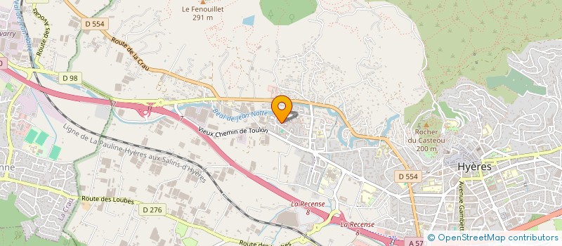 localisation de l'entreprise GROUPEMENT DE PNEUMATIQUES SEMI RIGIDES à HYERES