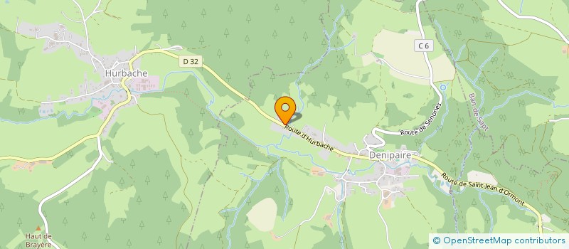 localisation de l'entreprise GROUPEMENT DE PRATICIENS DE SANTE (ASSOCIATION G.P.S.)  DENIPAIRE