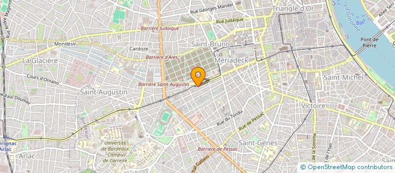 localisation de l'entreprise GROUPEMENT DE PREVENTION AGREE DE LA GIRONDE  BORDEAUX