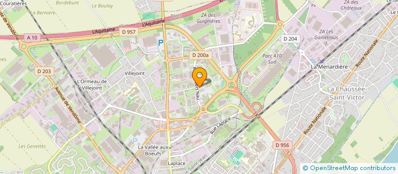 localisation de l'entreprise GROUPEMENT DE PREVENTION AGREE DU LOIR ET CHER  BLOIS